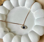 Rose Gold Eye Necklace