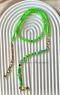 Green sunglass cord