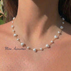Heart Pearly Necklace