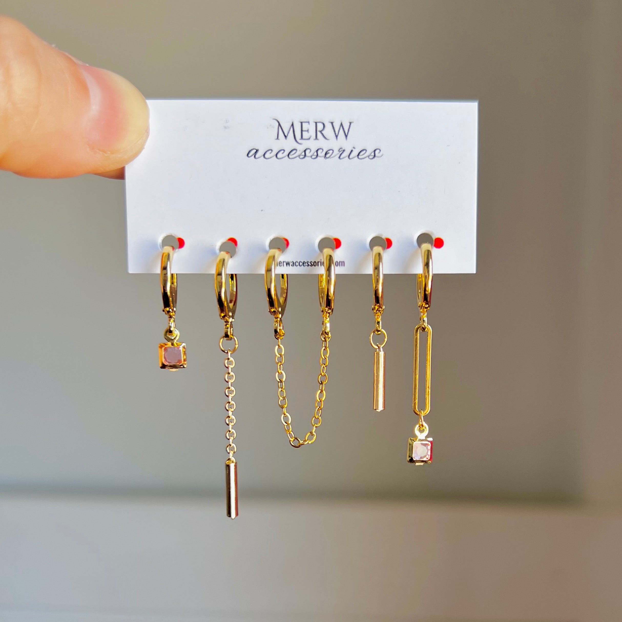 Double Pink Piercing Set