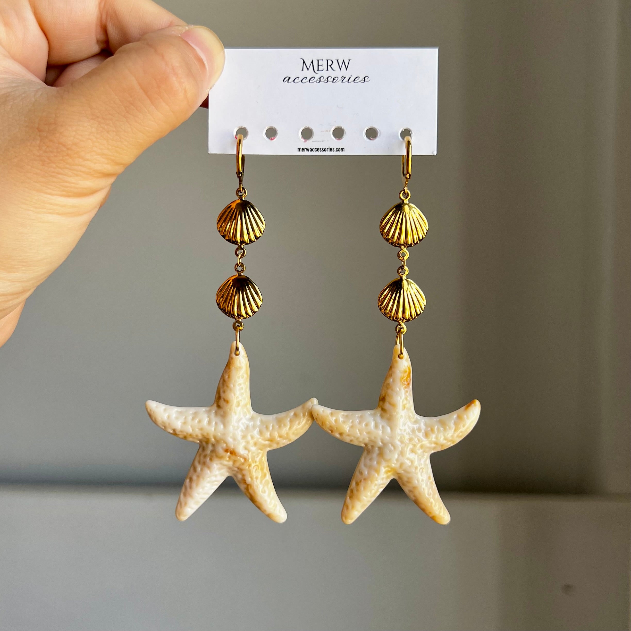 Starshell Stainless Earring