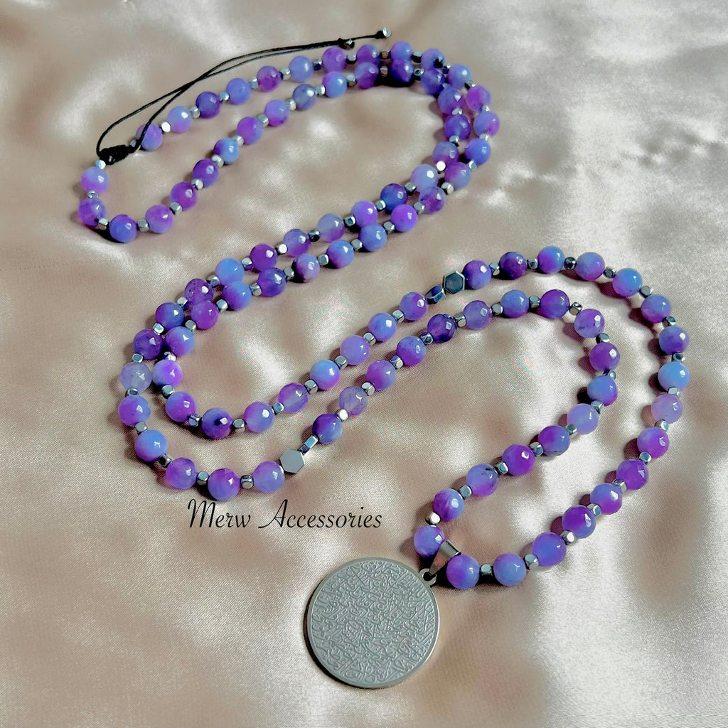 Purple Sebha 99 Stones