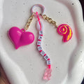 Fuchsia Bag Chain