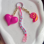 Fuchsia Bag Chain