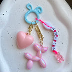 Rose Bag Chain with Letters