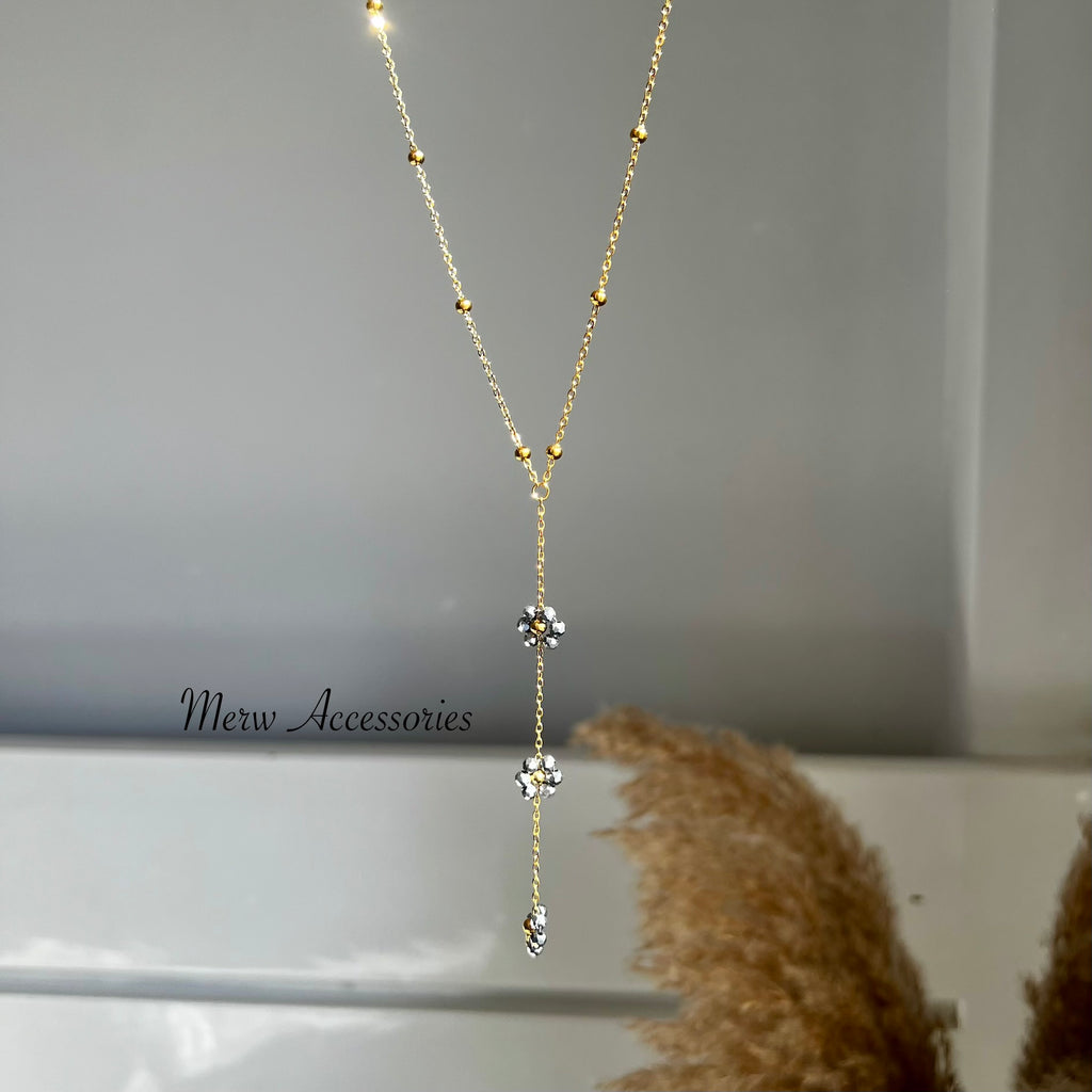 Floral Drop Necklace