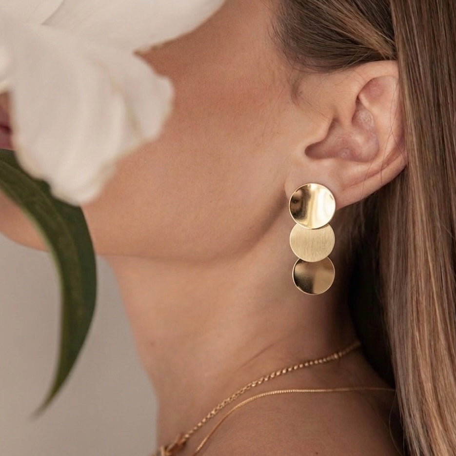 Golden Layer Earring