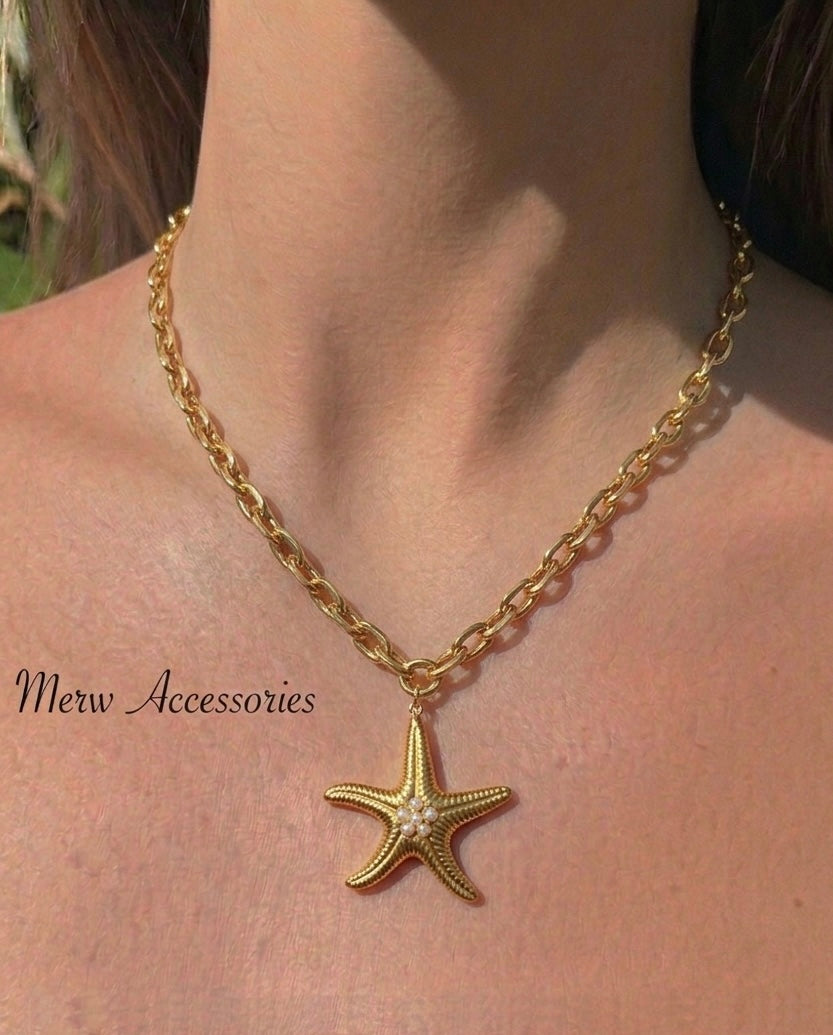 Starfish necklaces