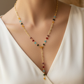 Colorful Drop Necklace