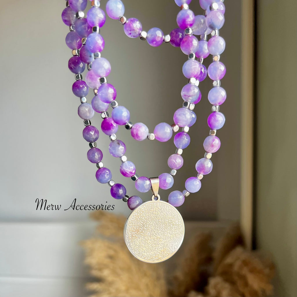 Purple Sebha 99 Stones