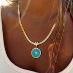 Blue Serpent Necklace