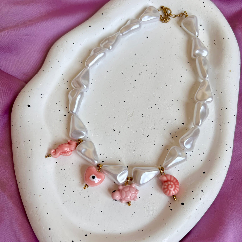 Colorful Pearl Chocker
