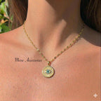 Gold Eye Necklaces