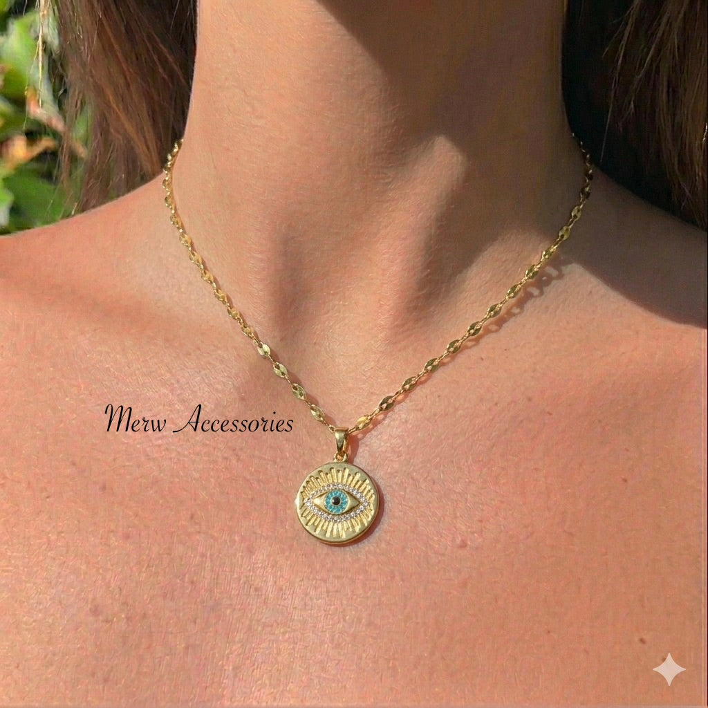 Gold Eye Necklaces