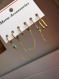 Double Blue Stars Piercing Set