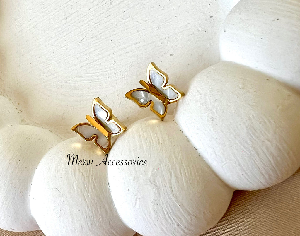 Shell Butterfly Earring