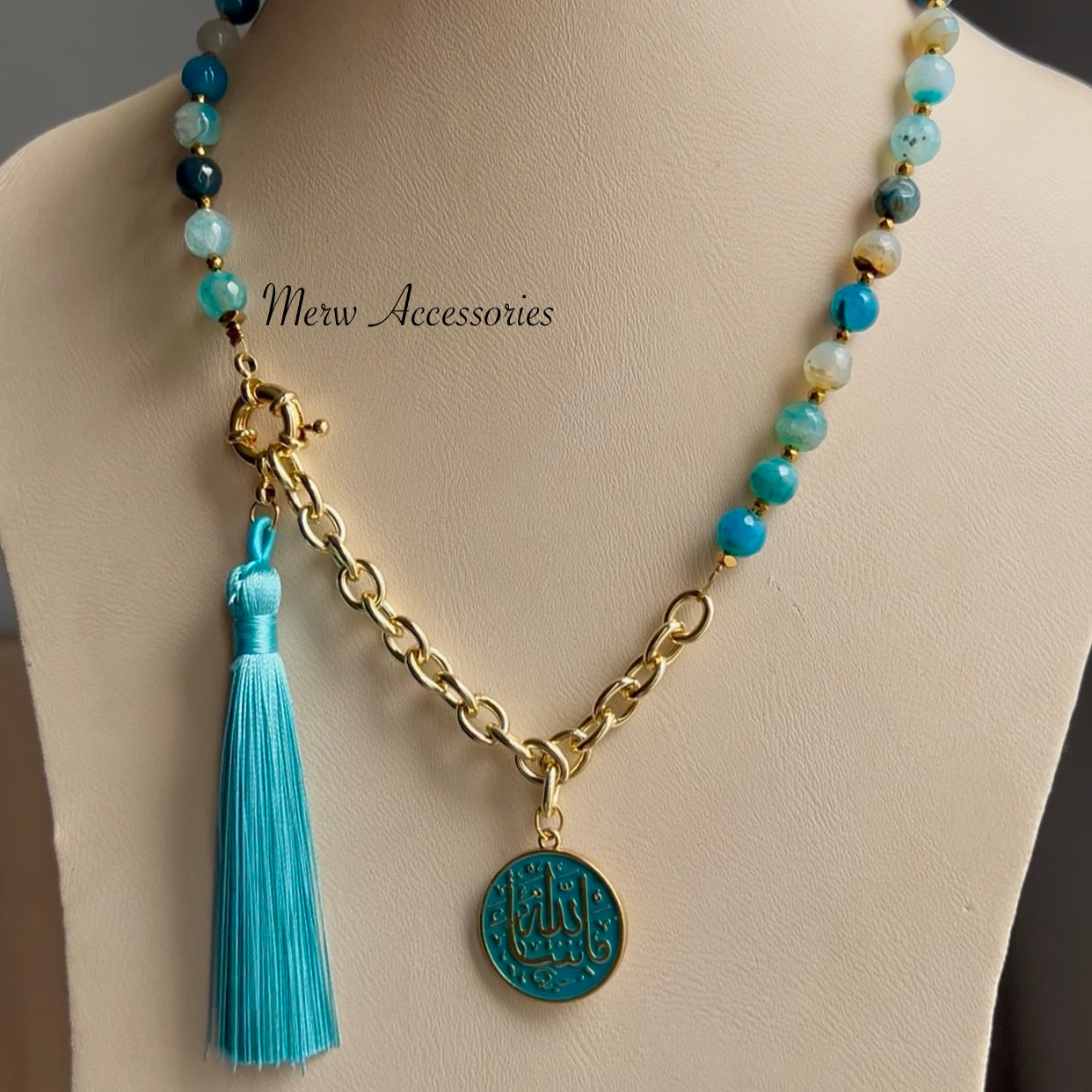 MSA Turquoise Sebha 33 Stones