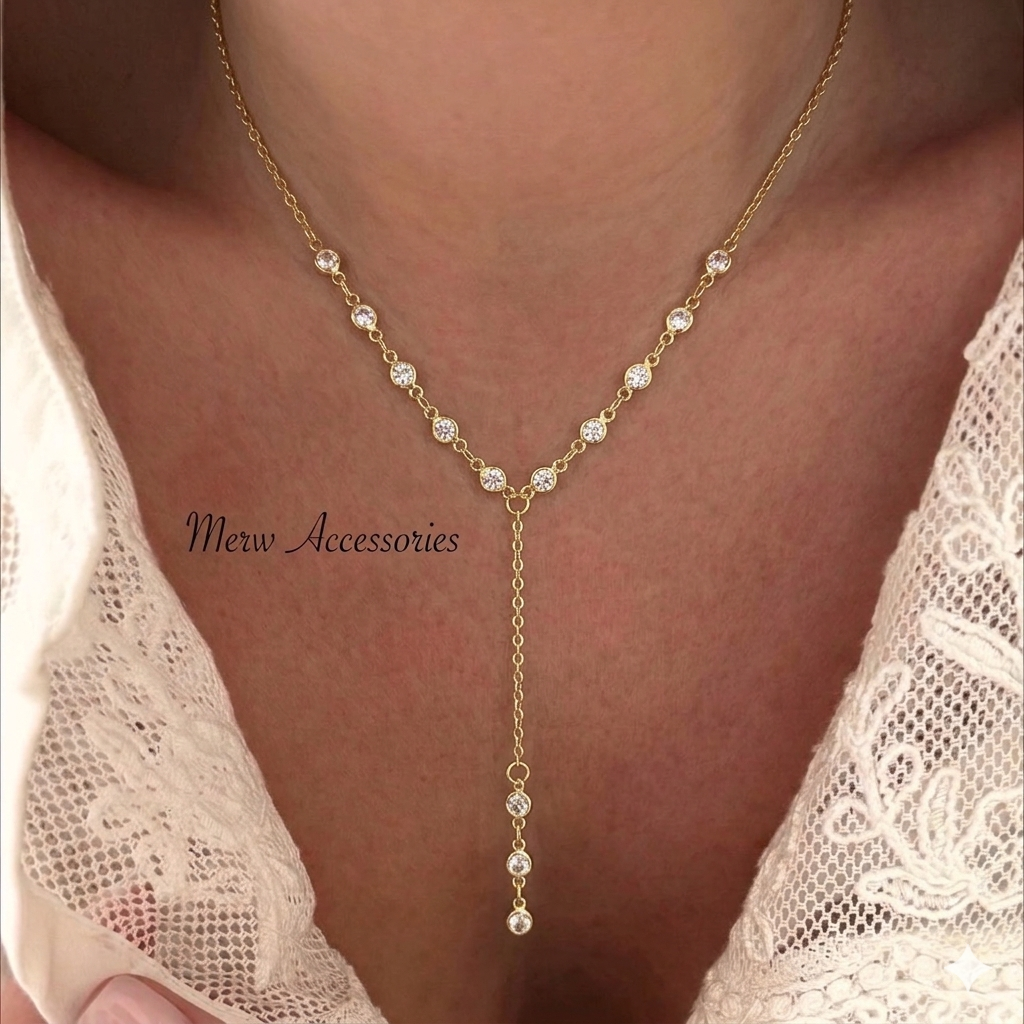 Crystal Drop Necklace