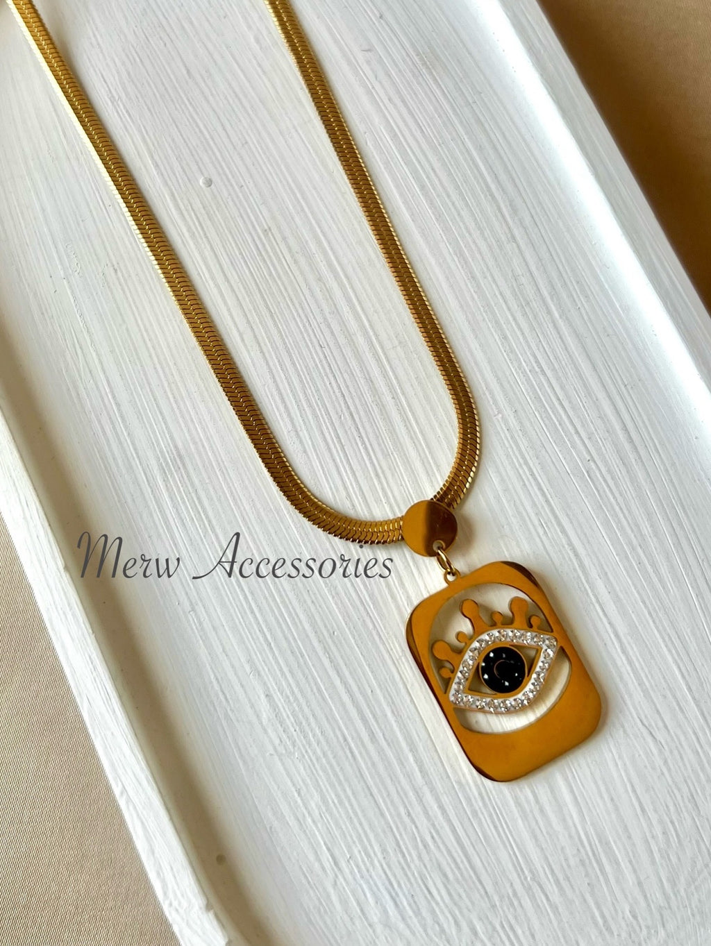 Square Eye Necklace