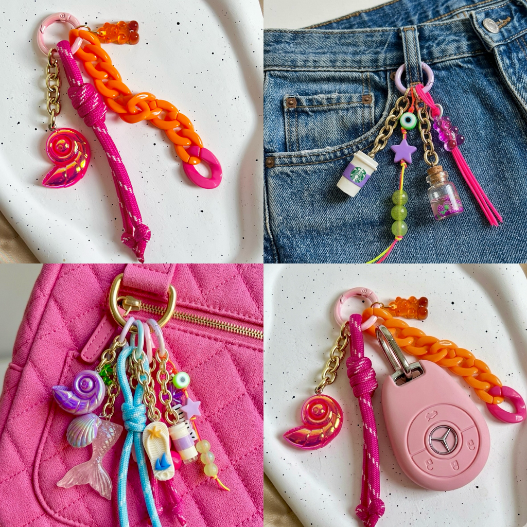 Lavender Starbucks Bag Charm
