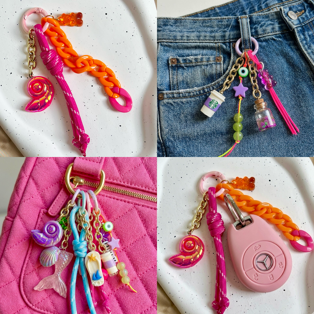 Lavender Starbucks Bag Charm