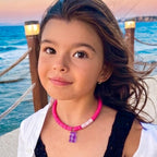 Hot pink kids  Necklace