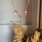 Paper Clip Drop Necklace