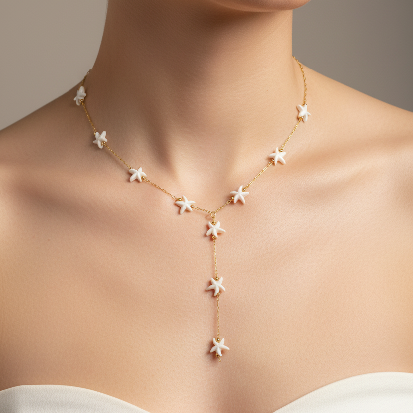 Star Drop Necklace