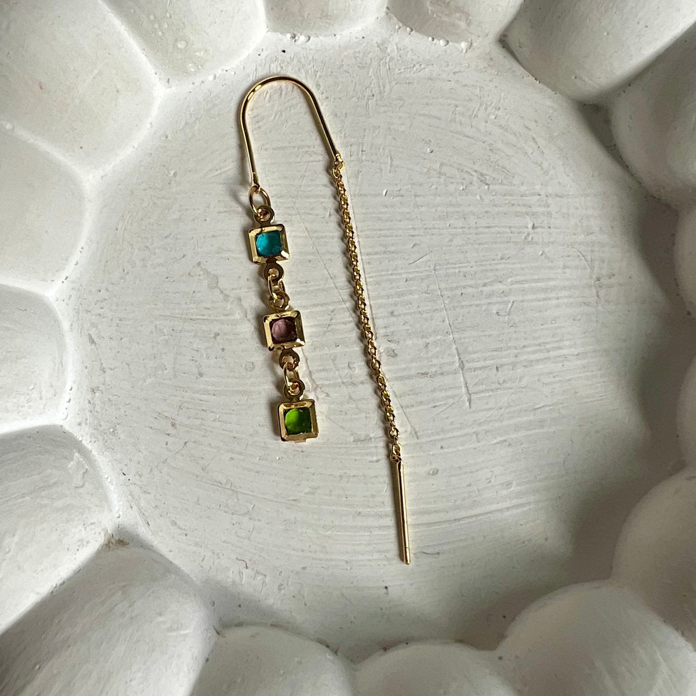 Individual colorful piercing