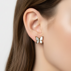 Crystal Butterfly Earring