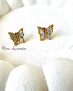 Crystal Butterfly Earring