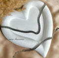 Silver Grommet Necklace