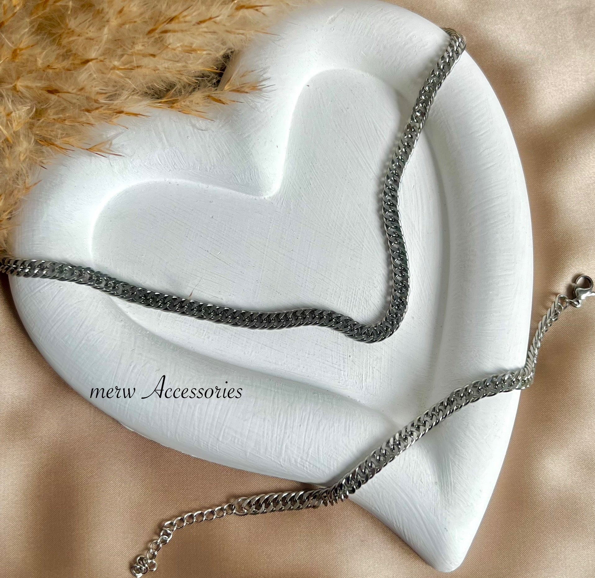 Silver Grommet Necklace