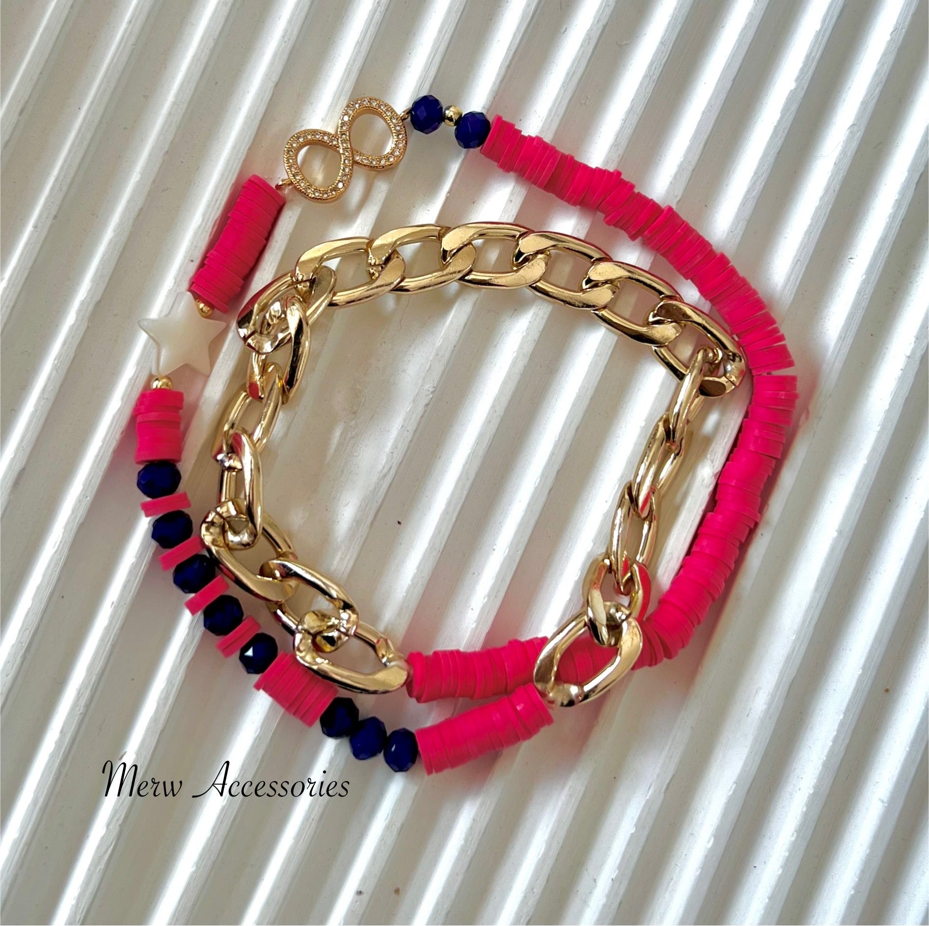 Pink 2 layers bracelet