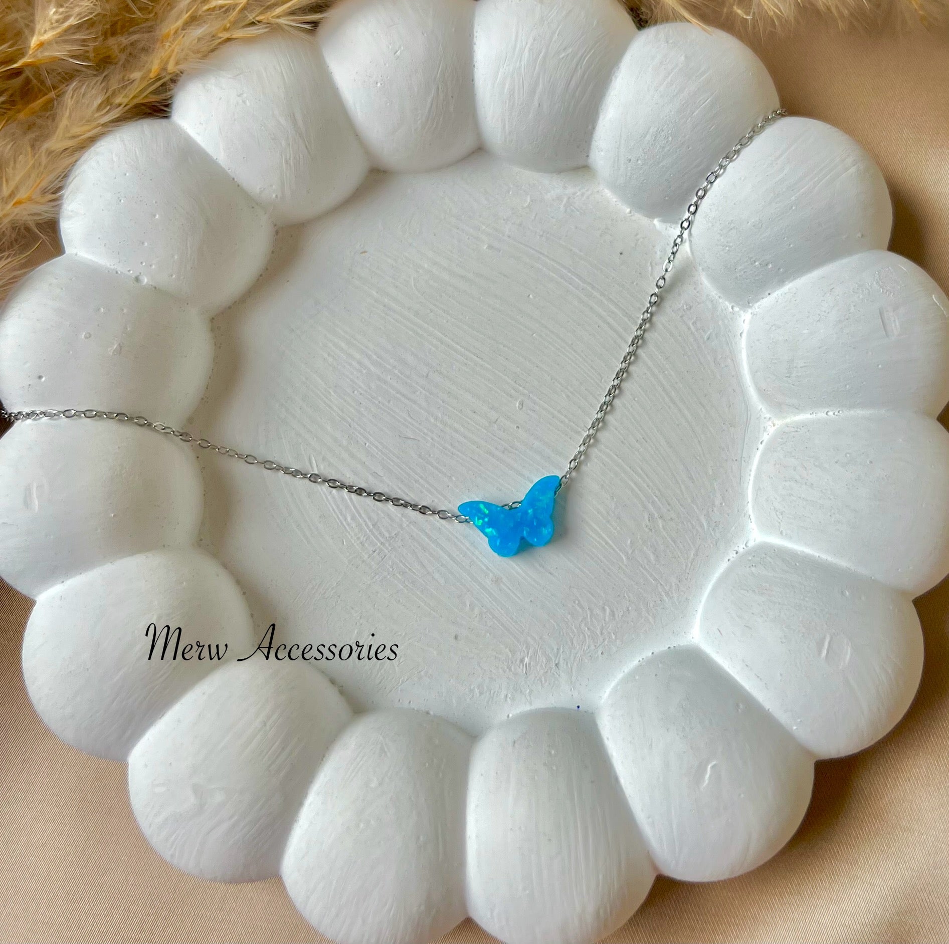 Silver Butterfly Necklace