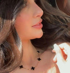 Black V Necklace