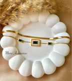 Emerald Double Bracelet
