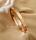 Rose gold bangle