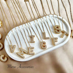 Crystal Letter Necklace