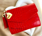 Red Wallet Gold Heart
