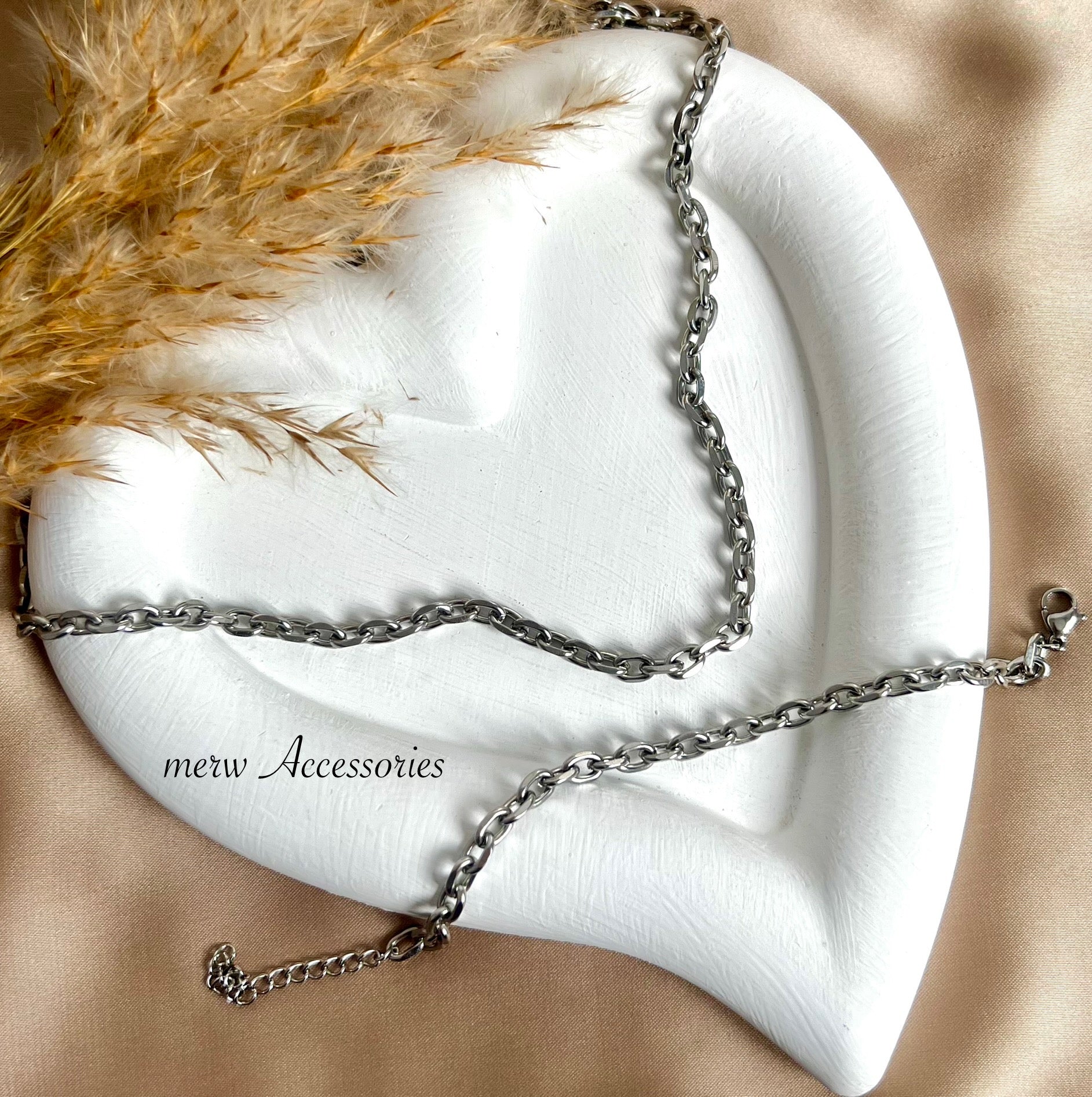 Silver Cable Necklace
