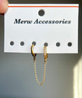 Transparent Stones Connect Earring
