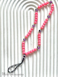 Pink short mobile chain