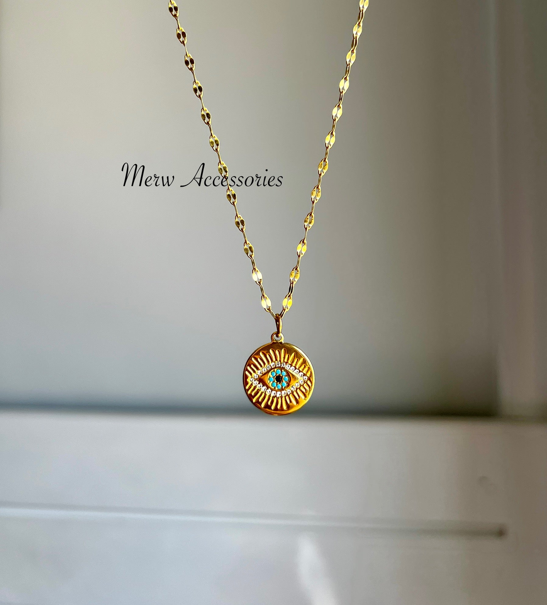 Gold Eye Necklaces