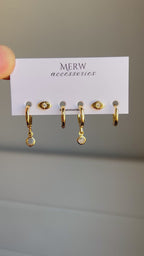 Eye Crystal Piercing Set