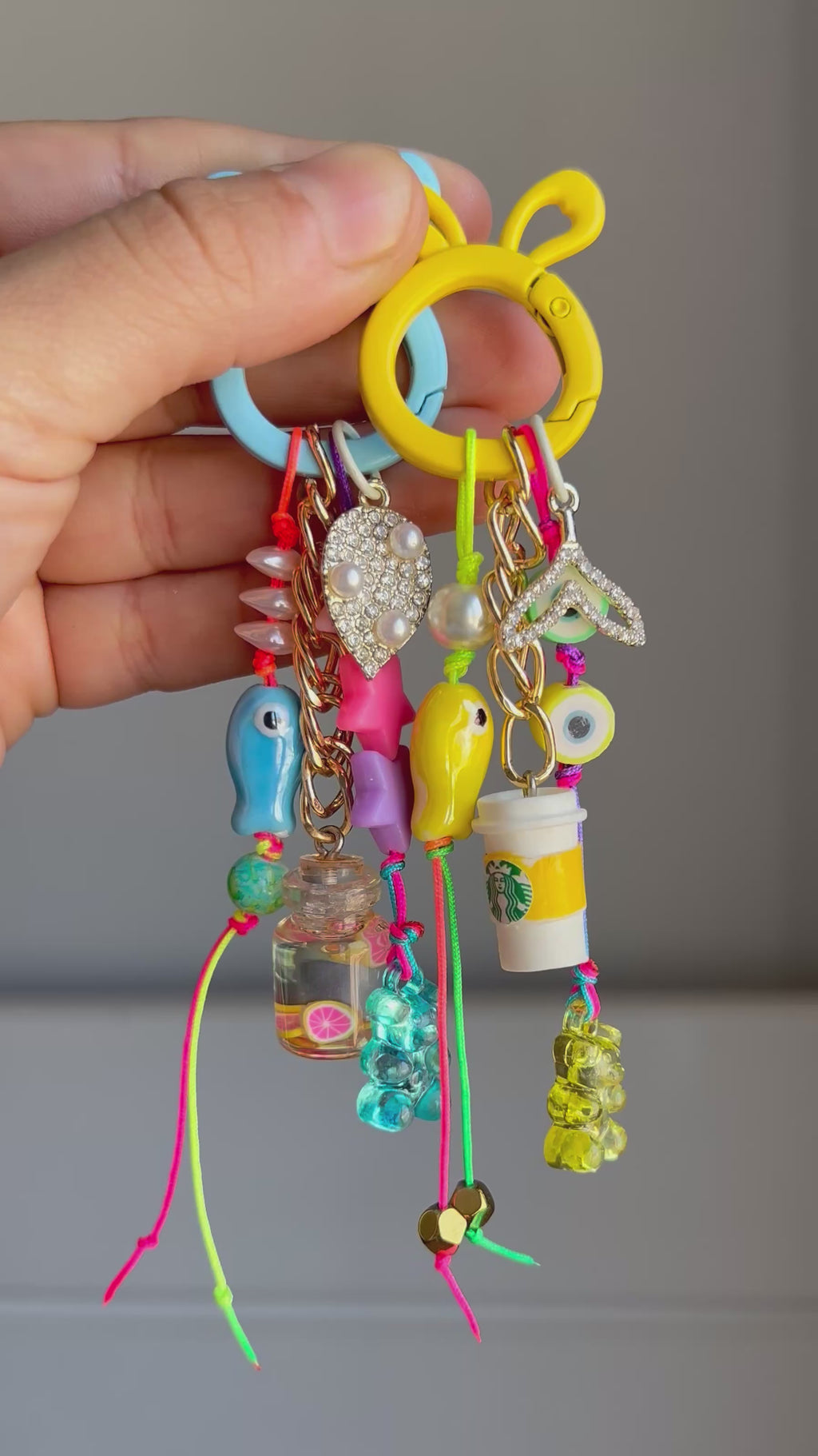 Blue Fish Bag Chain