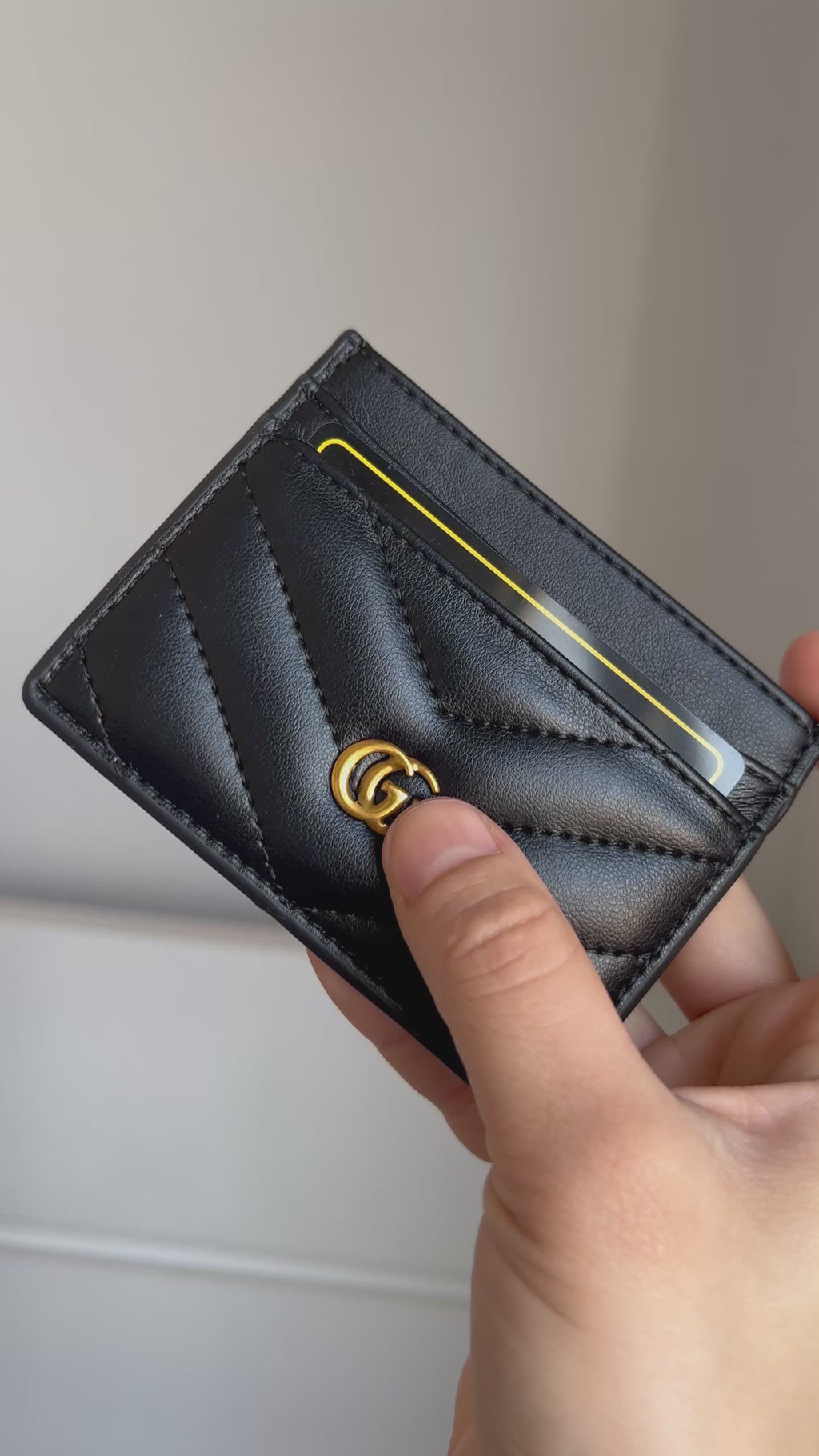 Mirror G Black Cardholder