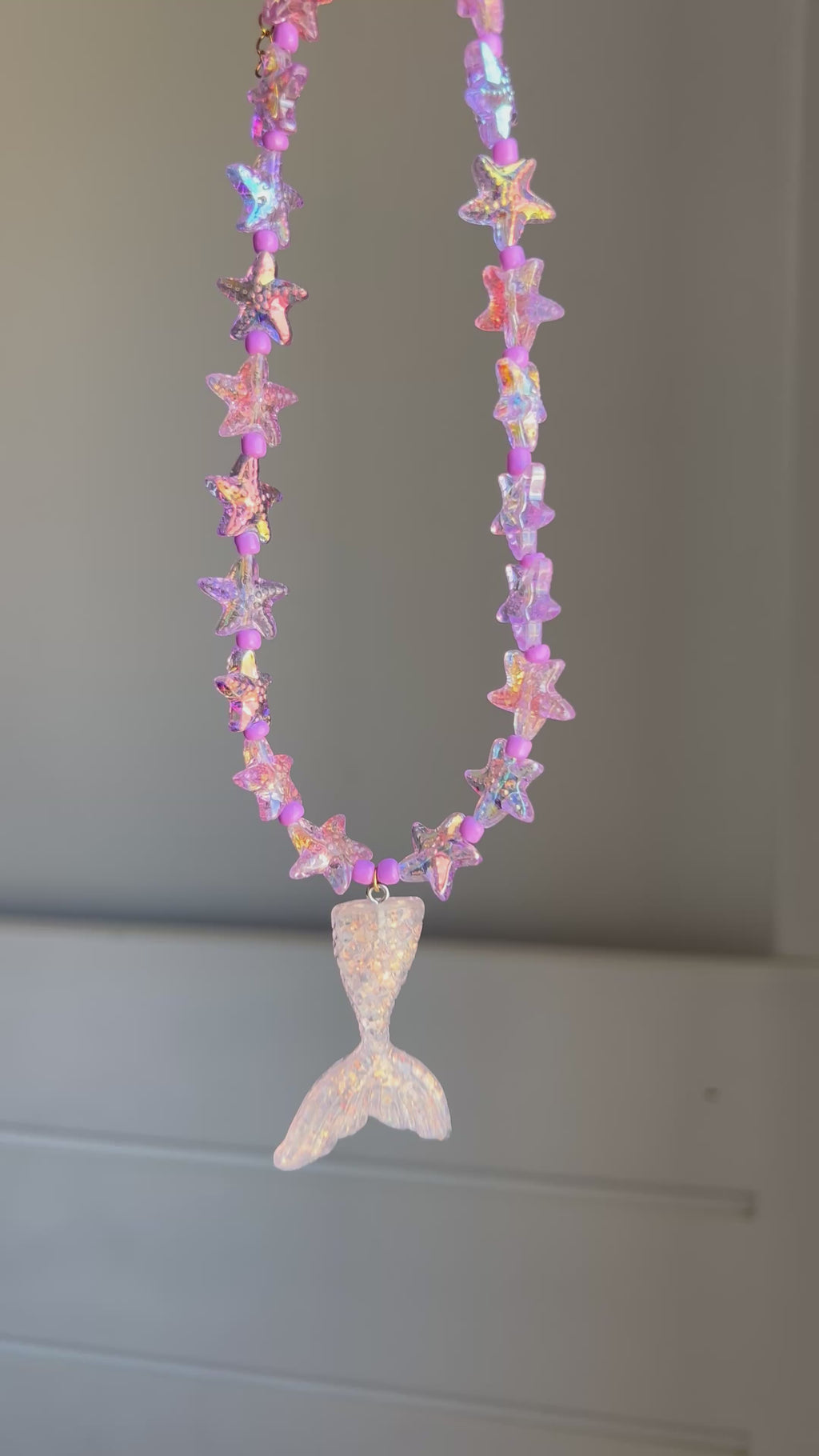 Shiny Mermaid kids Necklace