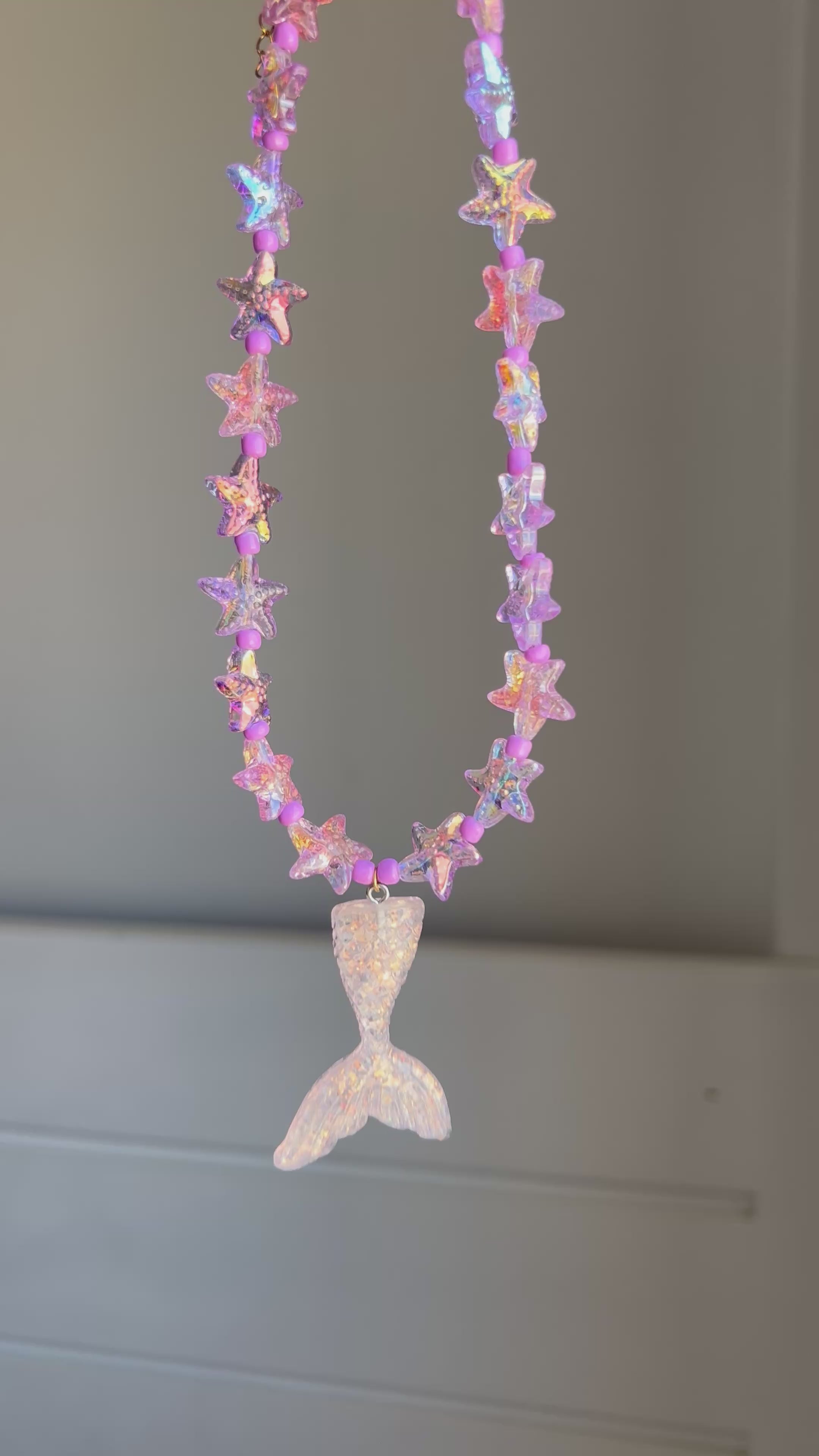 Shiny Mermaid kids Necklace