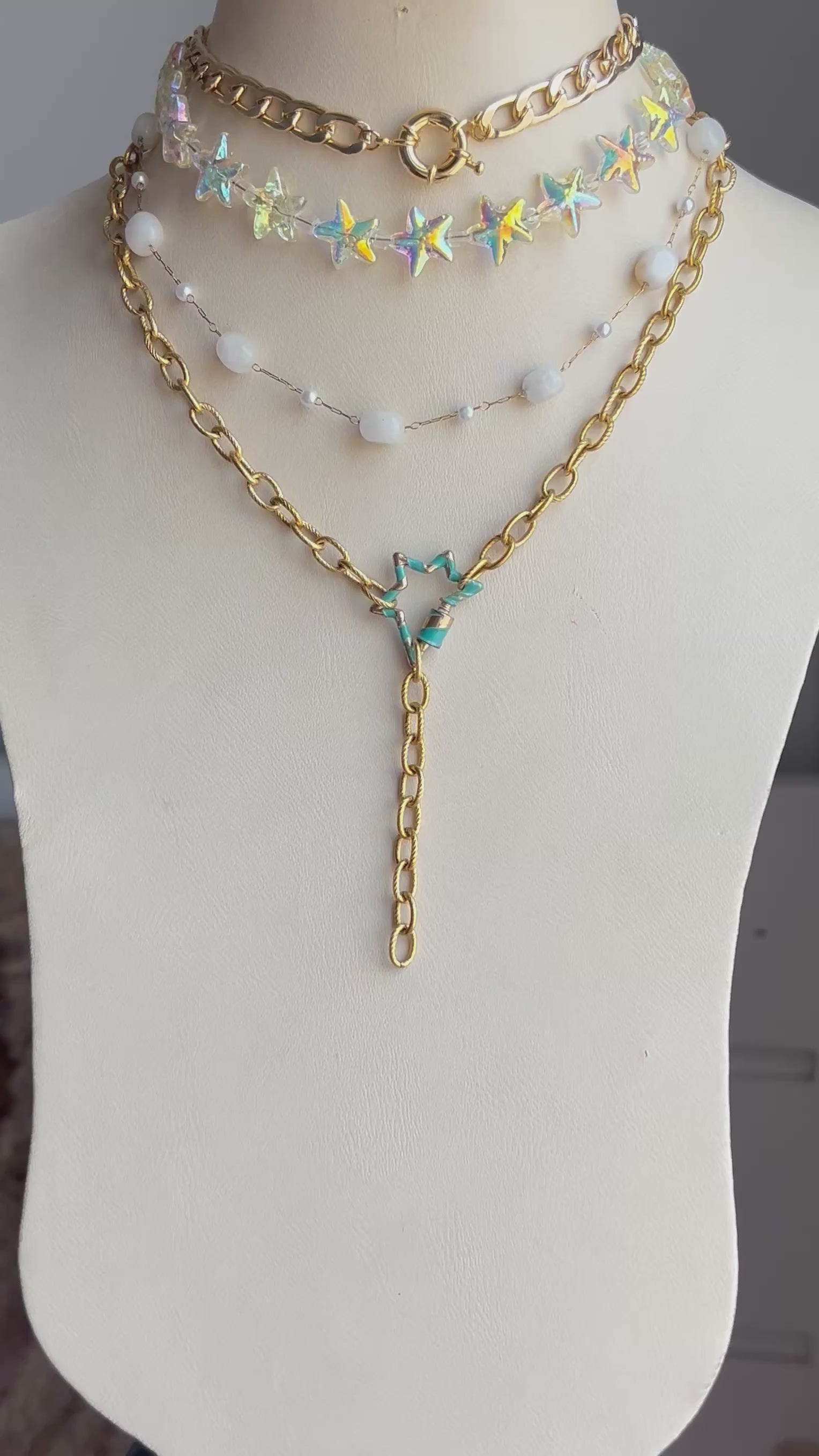 Shiny Aqua Stack